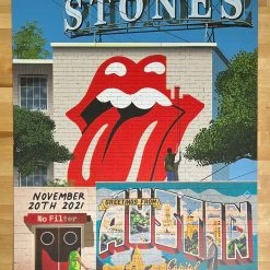 Sold Out Posters Rolling Stones - 2021 Poster No Filter Tour Austin, TX Gig Posters 9 Sold Out Posters Rolling Stones - 2021 Poster No Filter Tour Austin, TX Gig Posters