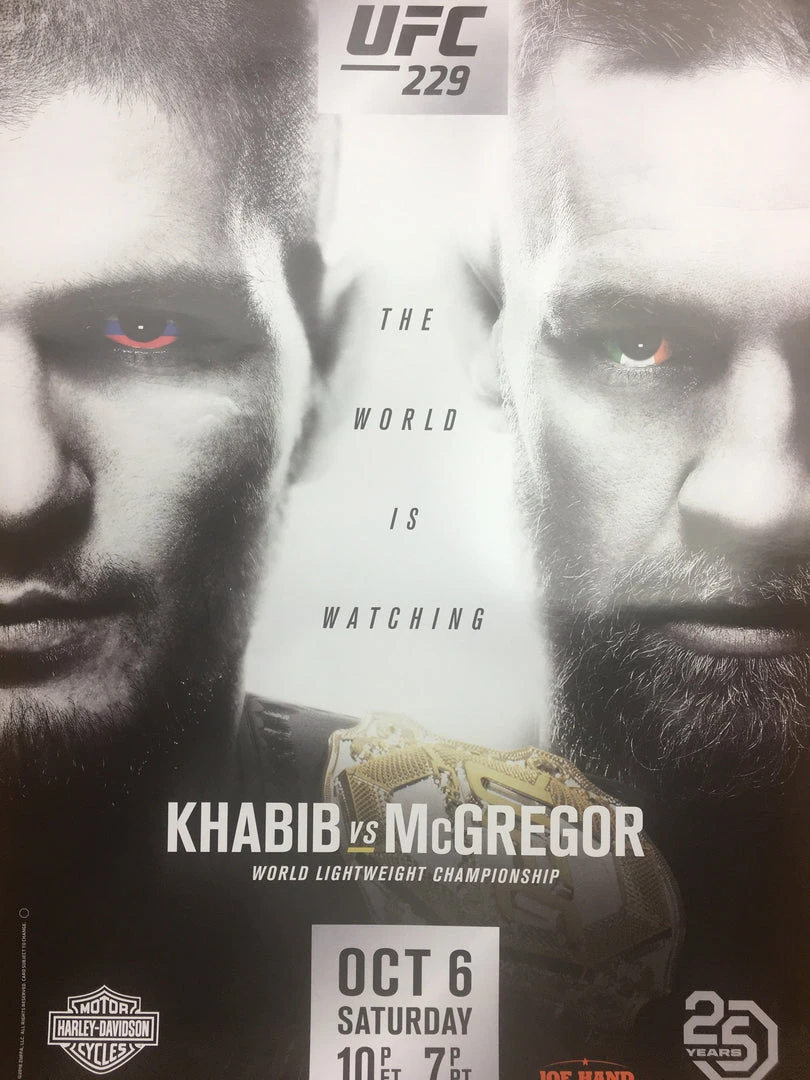 Sold Out Posters UFC 229 - 2018 Poster Khabib Vs McGregor 3 Sold Out Posters UFC 229 - 2018 Poster Khabib Vs McGregor