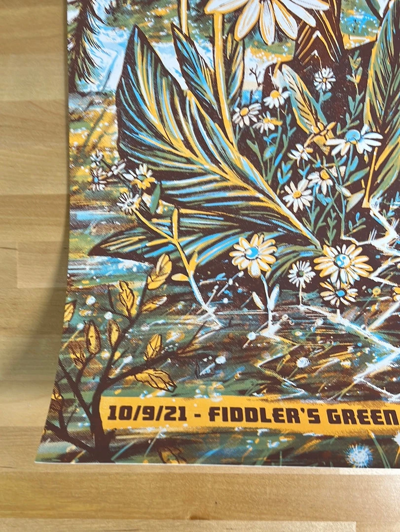 Dave Matthews Band - 2021 Zeb Love Poster Fiddler's Green, CO 10/9 8 Dave Matthews Band - 2021 Zeb Love Poster Fiddler's Green, CO 10/9