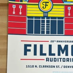 The Fillmore - 2021 Mike Tallman Poster Denver, CO 20th Anniversary Colorado 13 The Fillmore - 2021 Mike Tallman Poster Denver, CO 20th Anniversary Colorado