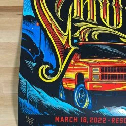 Eric Church - 2022 Maxx242 Poster Green Bay, WI Mirror FOIL 3/18 13 Eric Church - 2022 Maxx242 Poster Green Bay, WI Mirror FOIL 3/18