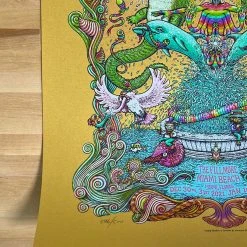 Gig Posters Umphrey's McGee - 2020/2021 Marq Spusta Poster Miami, FL 1st Gold