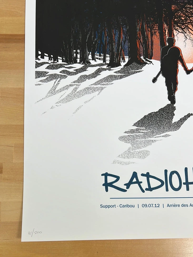 Radiohead - 2012 Joshua Budich Poster St. Triphon, Switzerland 2nd Gig Posters 8 Radiohead - 2012 Joshua Budich Poster St. Triphon, Switzerland 2nd Gig Posters