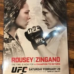 Sold Out Posters UFC 184 Poster Rousey Vs. Zingano Staples Center