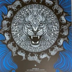 Passion Pit - 2013 Todd Slater Poster Cary, NC Booth Amphitheater Gig Posters