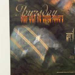 Nick Cave - 2002 Frank Wiedemann Poster The Warfield Theatre San Fran 1st