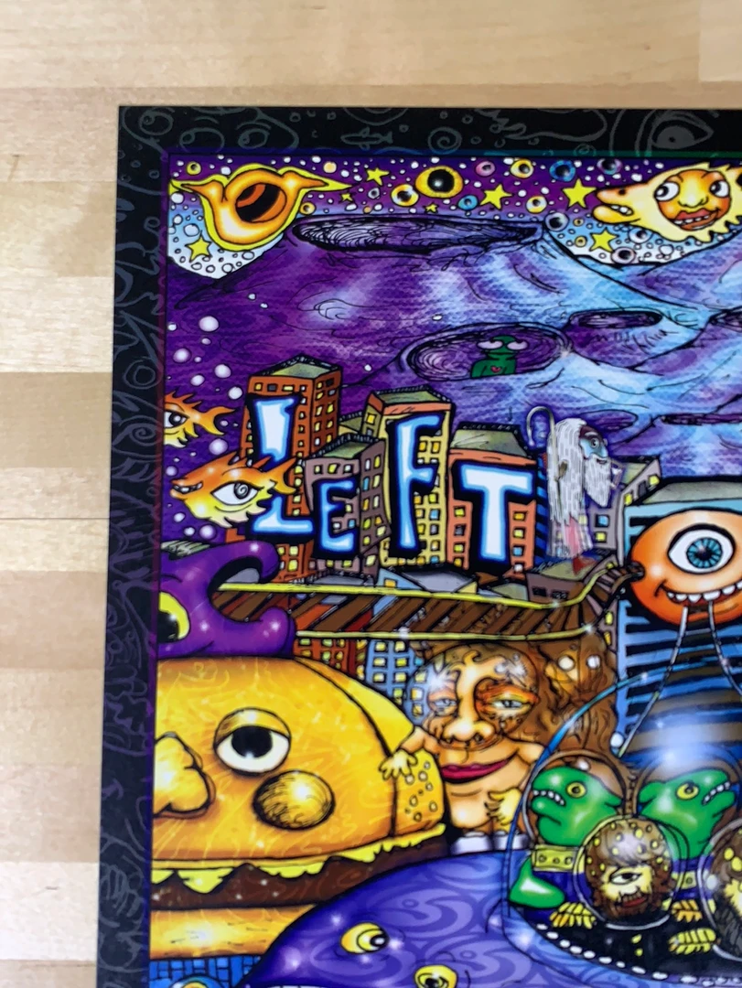 Colorado Leftover Salmon & Friends - 2009 Scramble Campbell Rizzi Poster Denver, CO Ogden Theatre 5 Colorado Leftover Salmon & Friends - 2009 Scramble Campbell Rizzi Poster Denver, CO Ogden Theatre