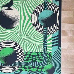 Pigeons Playing Ping Pong - 2022 Status Serigraph Poster OR/WA Run Gig Posters 12 Pigeons Playing Ping Pong - 2022 Status Serigraph Poster OR/WA Run Gig Posters