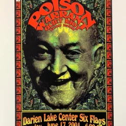 Gig Posters Poison - 2001 FGX Studio Poster Darien Center, NY