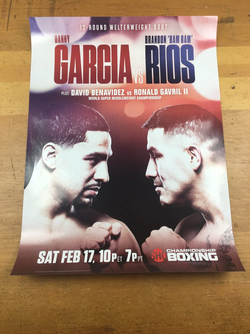 Sold Out Posters Boxing - 2018 Poster Garcia Vs Rios Benavidez Vs Gavril II 7 Sold Out Posters Boxing - 2018 Poster Garcia Vs Rios Benavidez Vs Gavril II