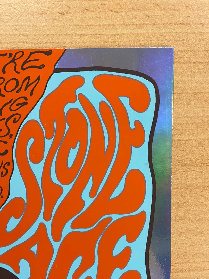 Queens Of The Stone Age - 2013 Jermaine Rogers Poster Indianapolis FOIL Handbill Foil Posters 5 Queens Of The Stone Age - 2013 Jermaine Rogers Poster Indianapolis FOIL Handbill Foil Posters