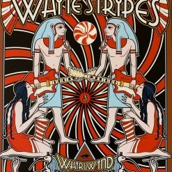 Gig Posters The White Stripes - 2003 Dennis Loren Poster Rome, ITA Hours Club