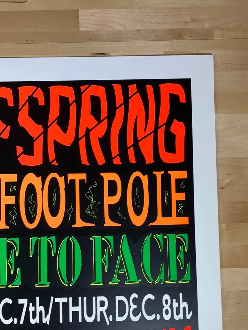 TAZ Offspring - 1994 T.A.Z. Poster Hollywood, CA Palladium 1st Ed Gig Posters 6 TAZ Offspring - 1994 T.A.Z. Poster Hollywood, CA Palladium 1st Ed Gig Posters