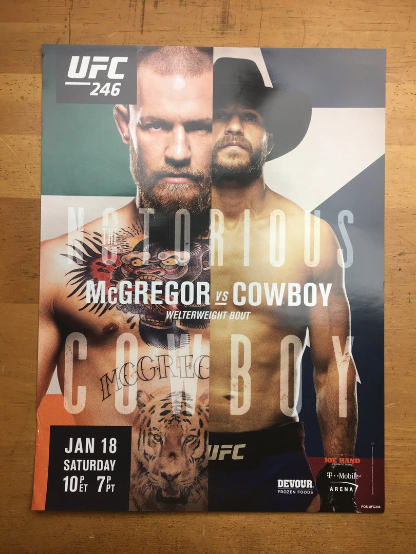 Sold Out Posters UFC 256 - 2020 Poster McGregor Vs Cowboy 4 Sold Out Posters UFC 256 - 2020 Poster McGregor Vs Cowboy