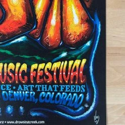 Mile High Music Festival - 2009 Jeff Wood Poster Commerce City, CO