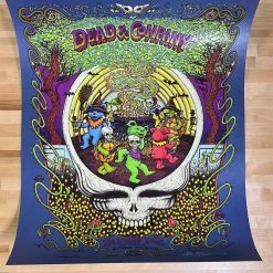 Gig Posters Dead & Company - 2021 Marq Spusta Poster Hollywood Bowl, CA Sapphire