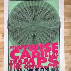 Pennywise - 1994 Matt Getz Poster Los Angeles, CA Shrine 1st Ed 9 Pennywise - 1994 Matt Getz Poster Los Angeles, CA Shrine 1st Ed