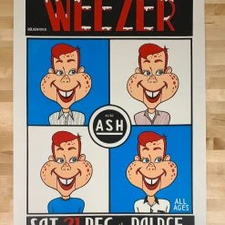 Weezer - 1996 Pslag Poster Hollywood, CA The Palace