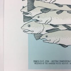 Flatstock 43 - 2014 Justin Santora Poster Austin, TX Austin Convention Center Art Prints