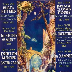 Kevin Haapala Gig Posters MHP 43 Insane Clown Posse - 1998 Poster Maritime Hall San Fran 1st