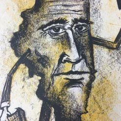 Land Of Lincoln - 2015 Dan Grzeca Poster Art Print Yellow