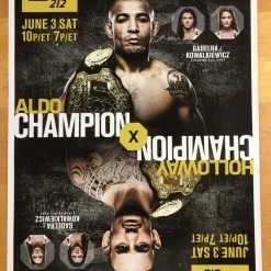 Sold Out Posters UFC 212 Poster - Aldo Vs Holloway