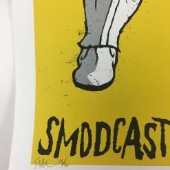 Gig Posters Smodcast - 2010 Todd Slater Poster Billings, MT San Francisco, CA Babcock Theatr