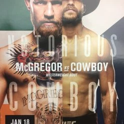 Sold Out Posters UFC 256 - 2020 Poster McGregor Vs Cowboy