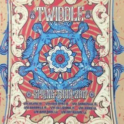 Twiddle - 2017 Derek Hatfield Poster Spring Tour