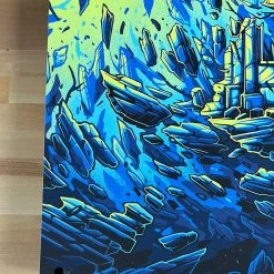 Grey Street - 2022 Dan Mumford Poster Dave Matthews Band (BLUE)