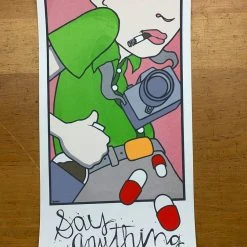 Say Anything - 2005 Mike Budai Poster New York City CBGB's Gig Posters