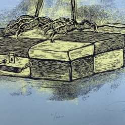 Art Prints Rural Corvus - 2009 Dan Grzeca Poster Art Print Asphalt Grey