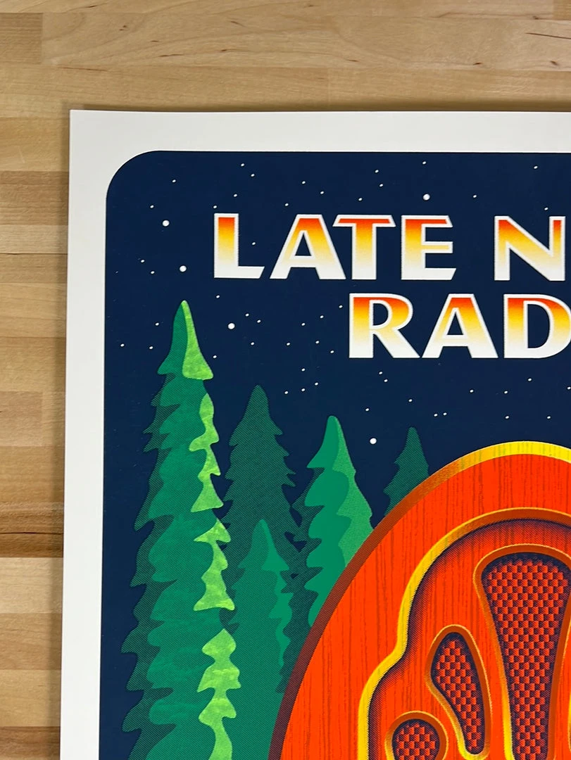 Colorado Late Night Radio - 2021 Mike Tallman Poster Denver, CO S/N 5 Colorado Late Night Radio - 2021 Mike Tallman Poster Denver, CO S/N