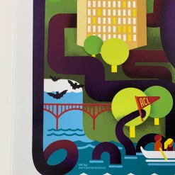 Austin City Limits Festival - 2012 Dan Stiles Poster Zilker Park