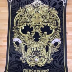 Guns N' Roses - 2021 Anthony Petrie Poster Flocked 1st Edition