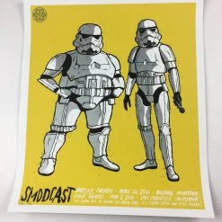 Gig Posters Smodcast - 2010 Todd Slater Poster Billings, MT San Francisco, CA Babcock Theatr