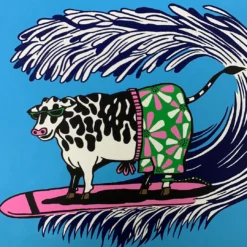 Cows On Vacation - 2021 Jim Pollock Poster Art Print Phish 3/3 Art Prints