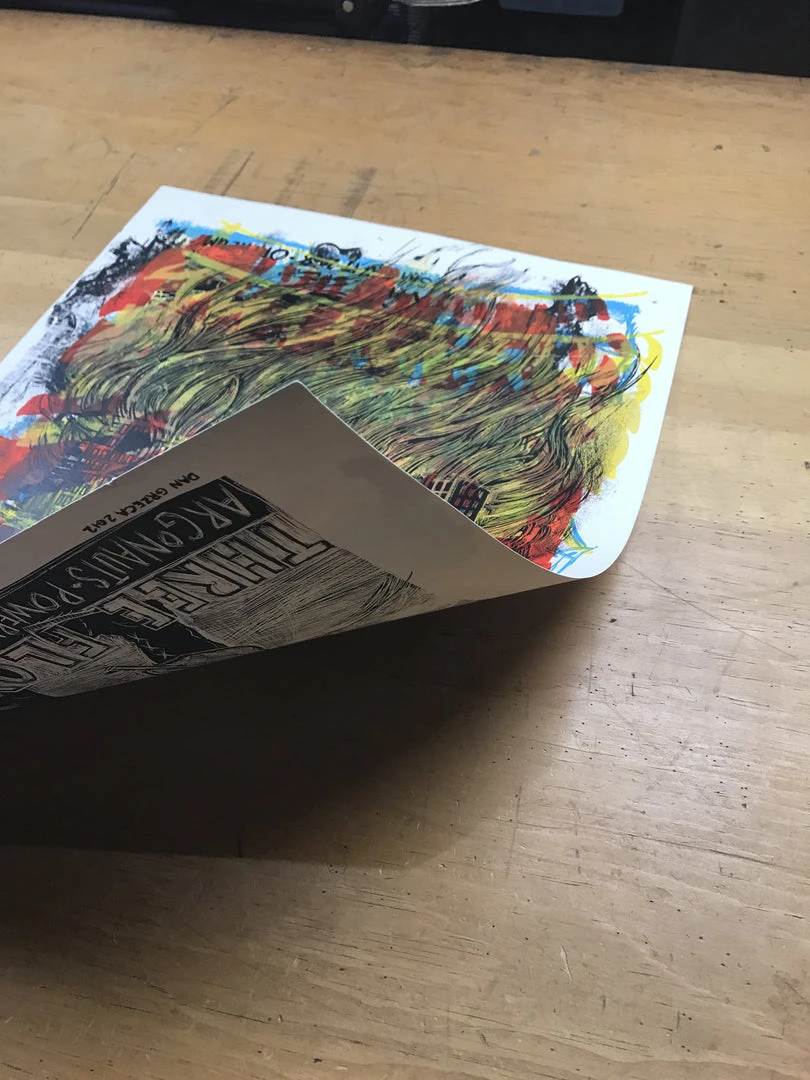 Phish - 2011 Dan Grzeca Poster Chicago, IL UIC TEST Print 4 Phish - 2011 Dan Grzeca Poster Chicago, IL UIC TEST Print