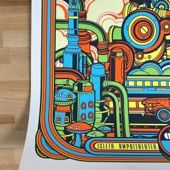 Dave Matthews Band - 2021 Jesse Philips Poster Albuquerque, NM