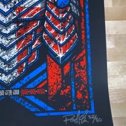 Metallica - 2018 Brad Klausen Poster Herning, DEN Jyske Bank Boxen