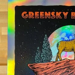 Greensky Bluegrass - 2021 Logan Schmitt Poster Morrison, CO Red Rocks FOIL 10 Greensky Bluegrass - 2021 Logan Schmitt Poster Morrison, CO Red Rocks FOIL