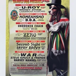 MHP XX Maritime Hall - 1996 Jim Phillips Poster April San Fran 1st Gig Posters