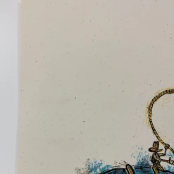 Tiny Cowboy - 2009 Dan Grzeca Poster Art Print BLUE 21/200 Art Prints