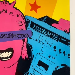 Pink - 2002 Poster James Rheem Davis Warfield Theatre San Fran 1st Gig Posters