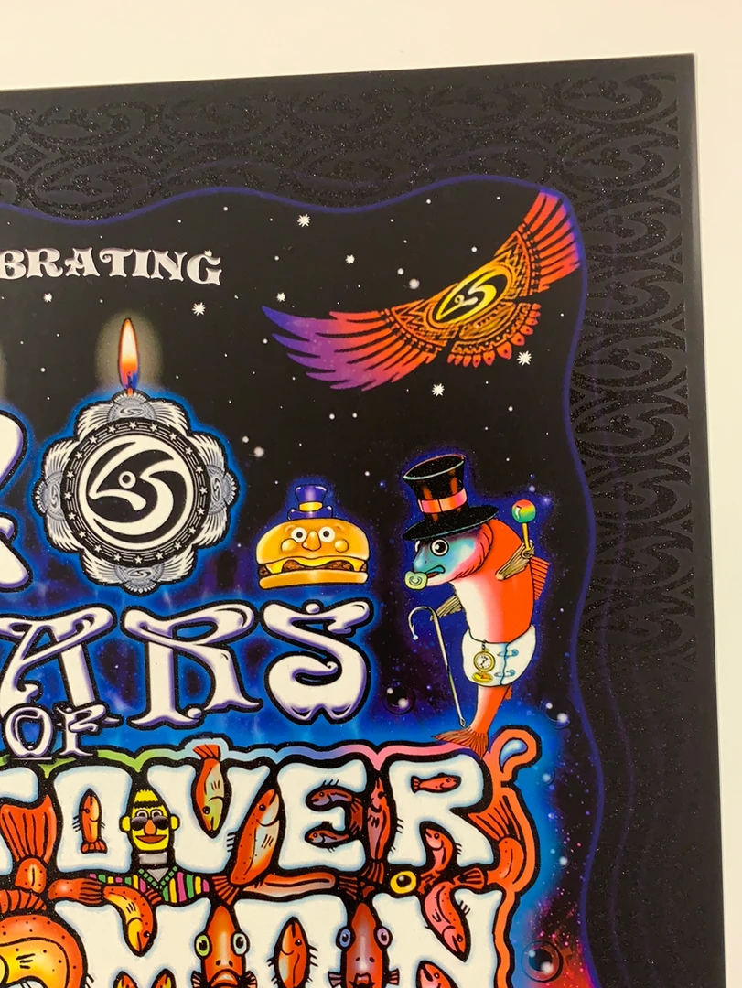 Colorado Leftover Salmon - 2009 - 2010 Rizzi Poster, CO 20th Anniversary 6 Colorado Leftover Salmon - 2009 - 2010 Rizzi Poster, CO 20th Anniversary