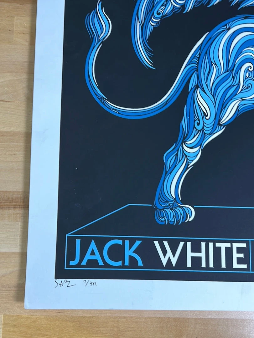 Jack White - 2012 Todd Slater Poster European Tour 8 Jack White - 2012 Todd Slater Poster European Tour