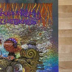 Greensky Bluegrass - 2018 Marq Spusta Poster FOIL Red Rocks Morrison, CO