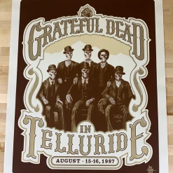 Grateful Dead - 1987/2007 Steve Johannsen Poster X/400 RP-3 Edition, CO