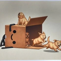Boxo II (2) - 2019 Mike Mitchell Poster Print SOFA Con AP Art Prints