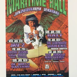 MHP 83 Maritime Hall - 2000 Poster August Ron Donovan Jay-Z San Fran 1st 9 MHP 83 Maritime Hall - 2000 Poster August Ron Donovan Jay-Z San Fran 1st